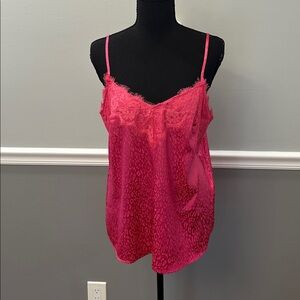 Vine & Love Hot Pink Lace Camisole